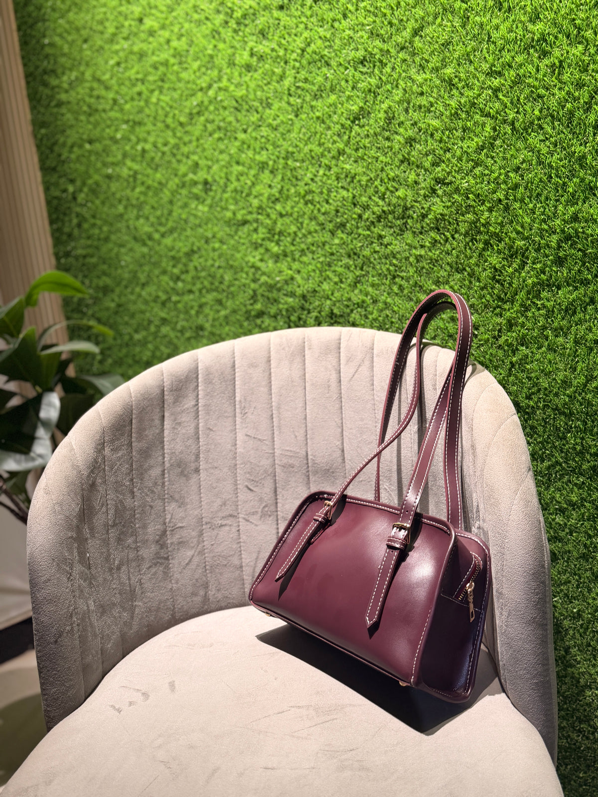 Avenza Official RETRO PU Leather Shoulder Bag for Women