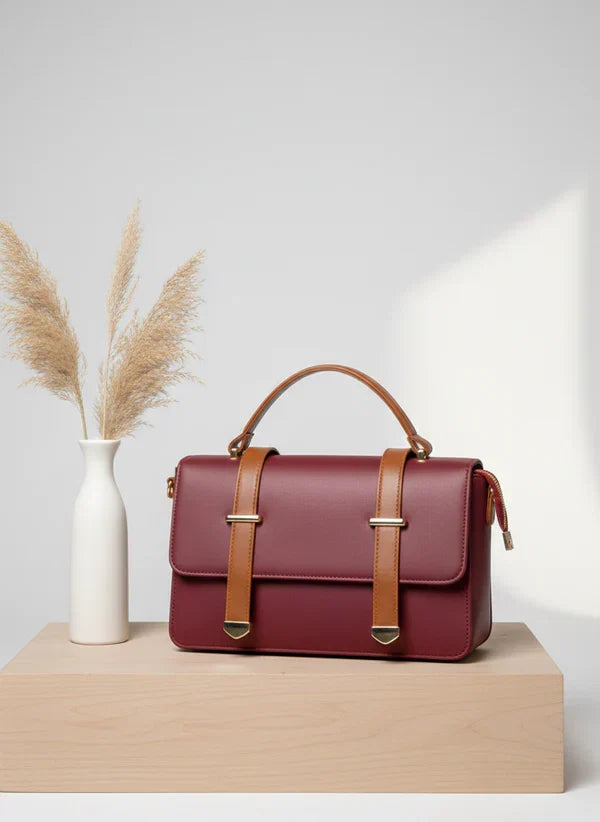 avenza-official-elina-pu-leather-crossbody-bag-maroon-color
