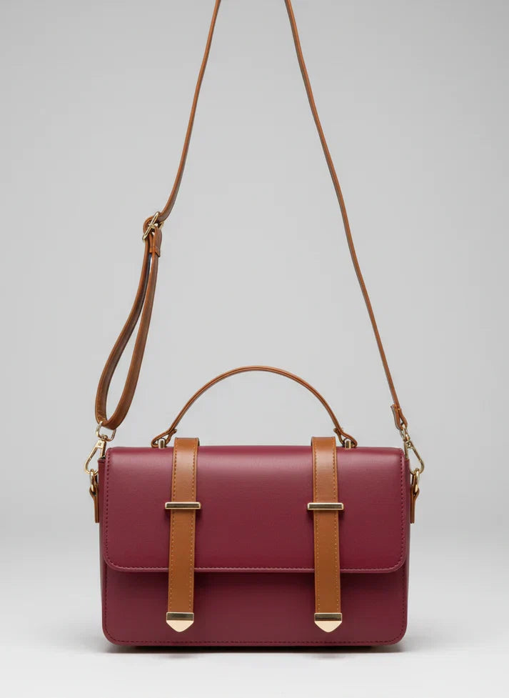 avenza-official-elina-pu-leather-crossbody-bag-maroon-color