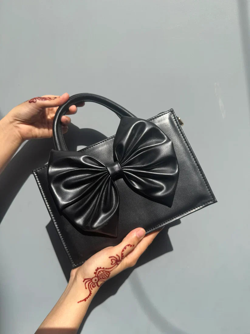 avenza-official-original-front-bow-crossbody-bag-black-color